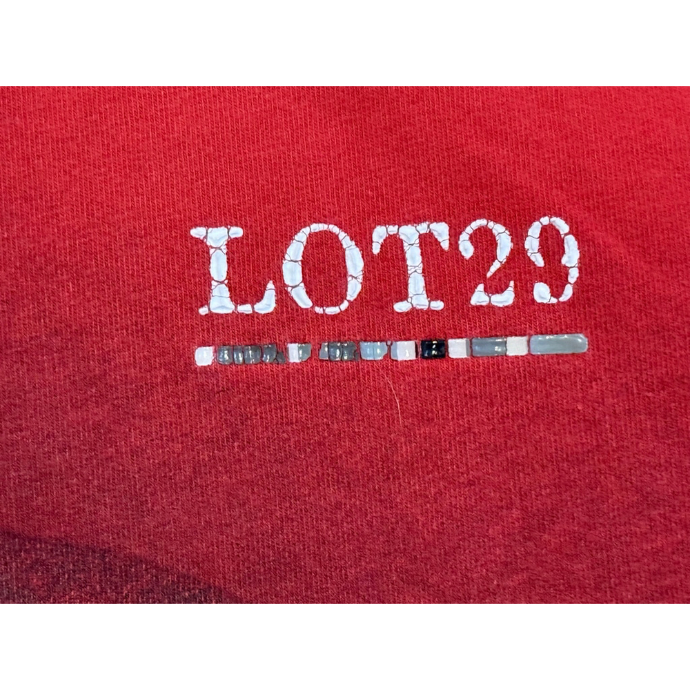 RARE Vtg 90s Looney Tunes Marvin The Martian Shirt Red Graphic Tee Lot 29 Sz L​ - Picture 7 of 11